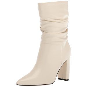 Nine West Women's Denner3 Boot, Chic Cream, 10